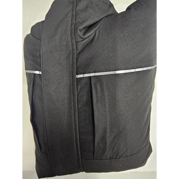 John Blair Jacket Mens 3XL Black Hooded Insulated Parka Reflective Puffer Winter - Picture 11 of 11